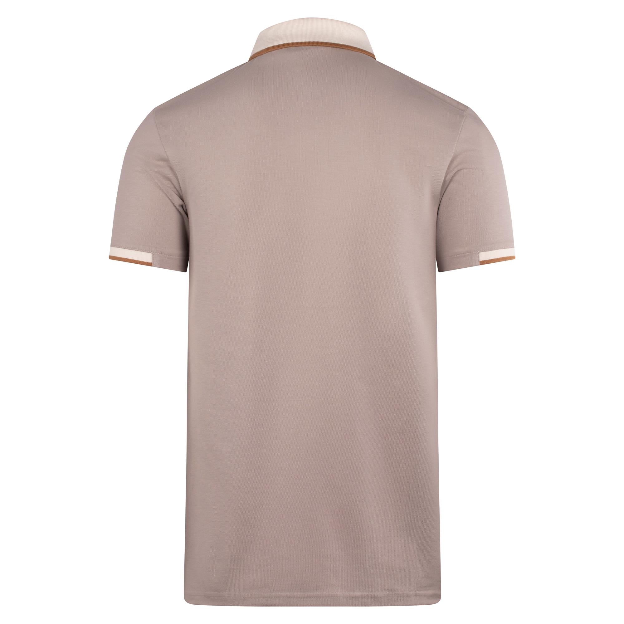 Lyle & Scott Half Tipped Mens Polo Shirt Pale Grey